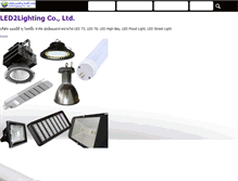 Tablet Screenshot of led2lighting.com